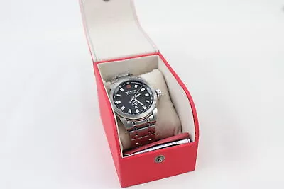 Mens Swiss Military Hanowa GH 21001 Stainless Steel WRISTWATCH Quartz Working  • £51