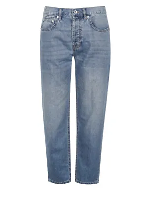 Monkeegenes Jack Tapered Dad Jeans Mens Blue Size 32W 30L #REF30 • £19.99