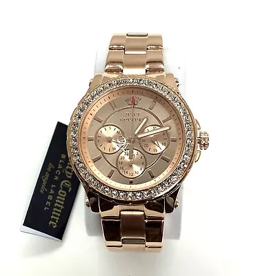 £59.93 • Buy Juicy Couture Ladies Pedigree Rose Gold Quartz Multifunction Chronograph Watch