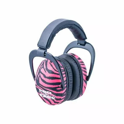 Pro Ears - Ultra Sleek - Hearing Protection - NRR 26 - Ear Muffs - Pink Zebra • $50.35