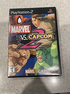 Marvel VS. Capcom 2 PS2 (Sony PlayStation 2 2002) W/ Manual! Tested & Working! • $205