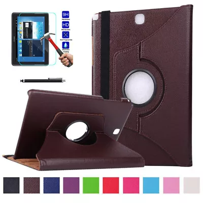 £6.52 • Buy 360 Rotating Leather Stand Case Cover For Samsung Galaxy Tab 2 10.1 P5100 P5110