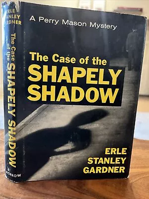 Vintage BOOK Perry Mason The Case Of The Shapely Shadow 1st Edition 1960 HBDJ • $44.99