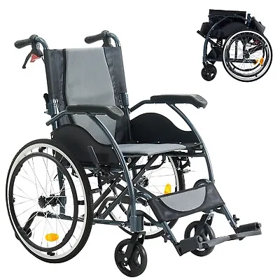 Livelyfit Adult Aluminum Ultra Lightweigh Wheelchair With Anti-tipping Device  • $310