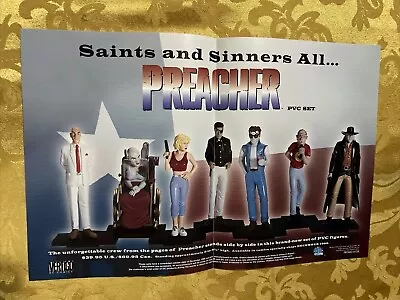 1999 Vertigo DC Comics Preacher PVC Set 11 X17  Promo Poster See Pics • $1