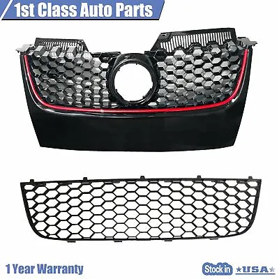 $62.76 • Buy Front Grille Assembly Kit 2WSW83 Fit VW GTI Jetta 2006-2009