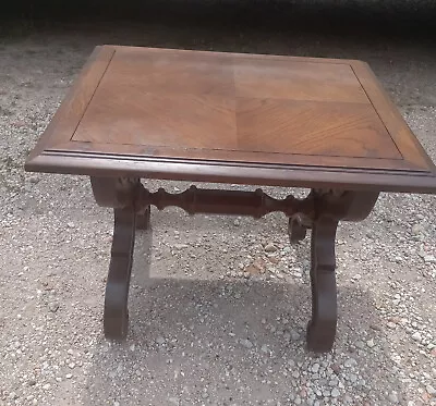 Pecan & Mahogany End Table / Side Table By Drexel  (ET464) • $269.10