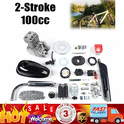 Full Set 100cc 2 Stroke Bicycle Engine Kit Petrol Gas Motor 36-Tooth Sprocket! • $118.75