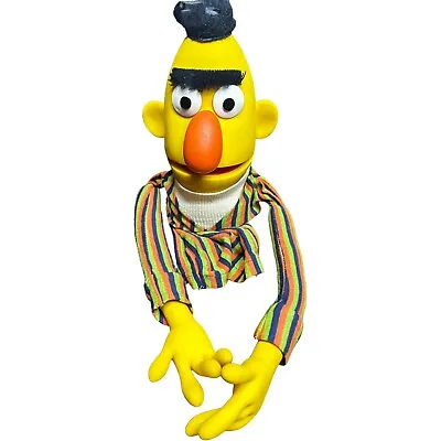 VTG Bert & Ernie Sesame Street  “Bert” Hand Puppet Original 1970s Rubber Face • $32