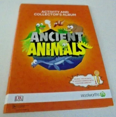 2015 Woolworths Activity / Collector's Album Ancient Animals And Card Full Set • $49