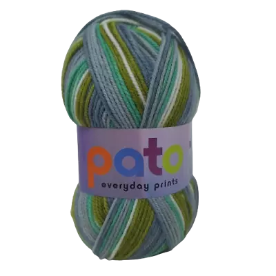 Cygnet Pato Everyday Prints DK 100g Soft Acrylic Knitting Crochet Yarn • £2.60