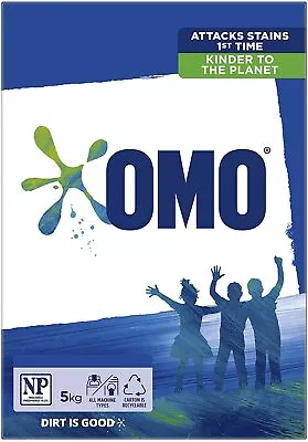 Omo Active Clean Laundry Detergent Washing Powder Front And Top Loader 5kg (Pack • $44.99