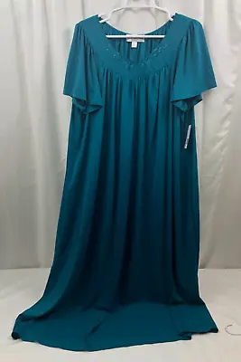 Women's Miss Elaine Long Silky Nightgown 2X • $38.99