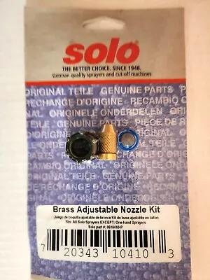 Solo Brass Adjustable Nozzle Kit 0610410-P NEW • $13.49