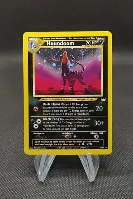 $34 • Buy Houndoom Holo Neo Revelation Pokemon Card (2001) No. 8/64 Unlimited Rare Vintage