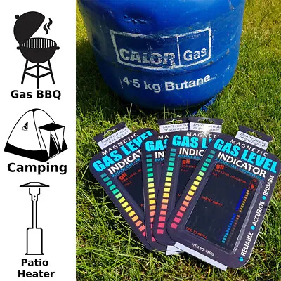 £3.45 • Buy Gas Bottle Level Indicator Magnetic Gauge Camping BBQ Patio Heater LPG /Propane