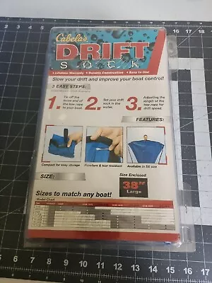 NIB LARGE Cabela's Drift Sock 38  For 14'-18' Boat • $19.99