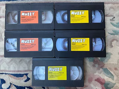 MUZZY - French II And Spanish Language Course For Children - BBC - VHS Video • $12.62