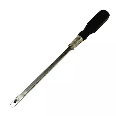 Mechanics 201 16 In Flat Slotted Screwdriver Vintage Wooden Handle • $15.97