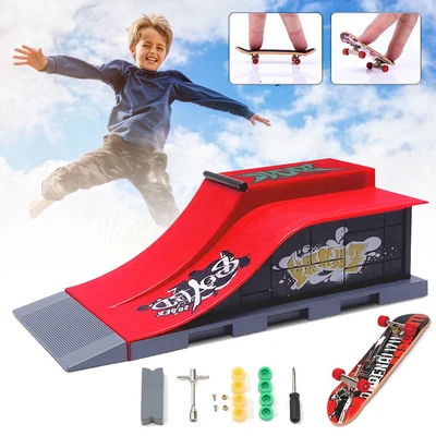 £10.89 • Buy Skate Park Ramp Kit Tech Deck Mini Fingerboard Finger Board Ultimate Parks Gifts