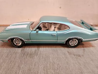 Acme: 1:18 1970 Oldsmobile 442 W-30 Turquoise - Blister- A1805610 - Free Ship! • $129.99