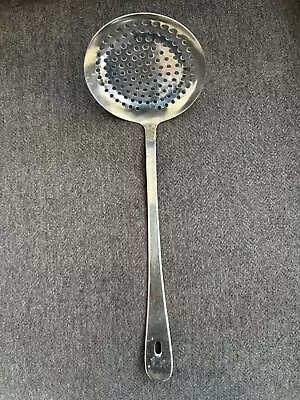 Rowoco Vintage Solid Stainless Steel Slotted Spoon Strainer Japan Rare Find • $18