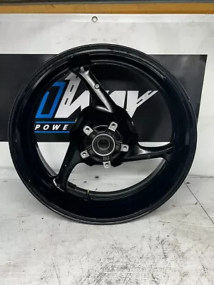 06-07 06 07 Oem Suzuki Gsxr 600  Gsxr600 750 Rear Wheel Rim Straight Black • $164.99