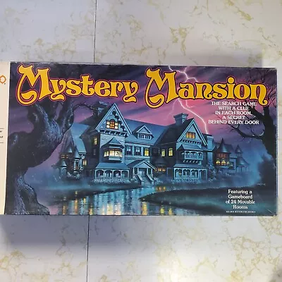 VTG 1984 Mystery Mansion Search Board Game Milton Bradley Rare Missing Pawns • $55