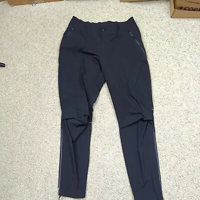 Lululemon Storm Field Pant Mens 34 Black Waterproof READ Commuter Biker • $66.66