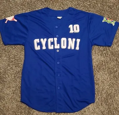 Brooklyn Cyclones Men’s Blue Italian Night Jersey Size XL • $24.99
