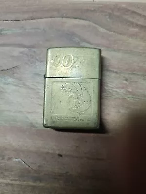 007 James Bond Solid Brass Tornado Zippo 1996 Rare • $247.63