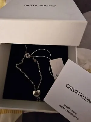 Calvin Klein Ladies Heart Slider Adjustable Bracelet • £37