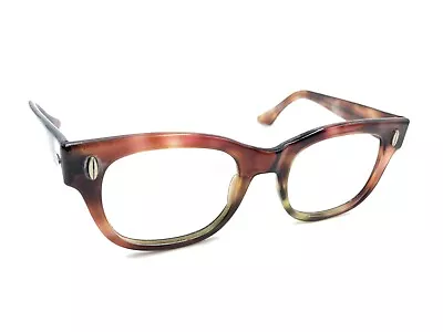 Victory Vintage Tortoise Brown Square Eyeglasses Frames 48-22 140 USA Designer • $99.99