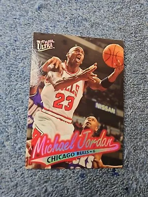 Michael Jordan  1996 Fleer Ultra #16 Card Chicago Bulls • $1.75