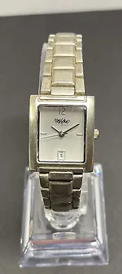 Mossimo Ladies Watch MM90106 Silver Tone Metal Band Silver Dial NEW BATTERY • $19.95