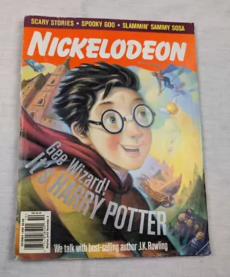 Nickelodeon Magazine October 1999 Harry Potter Edition READ DESCRIPTION • $22.95