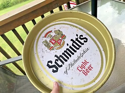 Vintage Schmidt's Light Beer Metal Serving Tray • $9.50