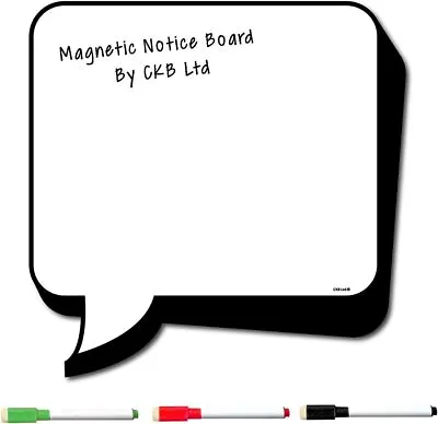 Fridge Reminder Board - Cartoon Speech Bubble Magnetic • £12.95