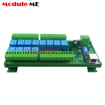 £53.99 • Buy Ethernet RS485 Relay Module Modbus RTU Network Controller Switch Expansion Board