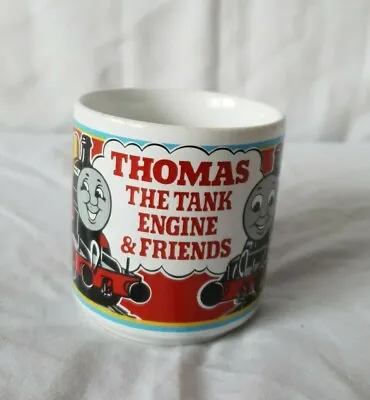 £10 • Buy Vintage Thomas The Tank Engine & Friends Ceramic Mug Cup 1990 Britt Allcroft