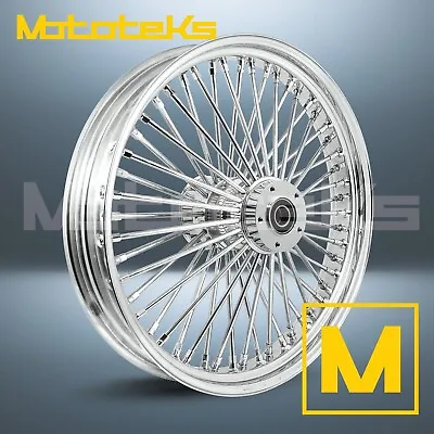 23  23x3.5 Fat Spoke Wheel 52 Stainless Spokes For Harley Touring Bagger • $629.99