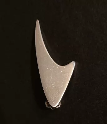 Bent Knudsen Boomerang Earring Signed MCM Denmark Modernist Sterling Silver 925 • $39.99