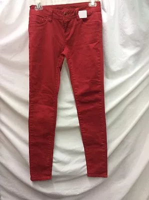 Euc! L.a. Idol Usa  Skinny Jeans Red In Color  Size 3  Waist 28  • $24.99