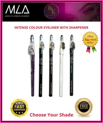 £2.89 • Buy MUA Intense Colour Eyeliner Pencils With Sharpener - CHOOSE SHADE - NEW 💗