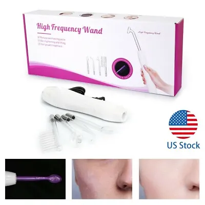 $28.99 • Buy 4in1 High Frequency Skin Care Acne Violet Ray Facial Electrode Wand Portable