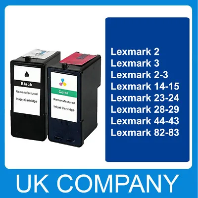 £8.09 • Buy Remanufactured Reman Ink Cartridge For Lexmarks