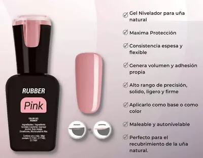 Rubber Pink Organic Nails Nails 15 Ml • $15