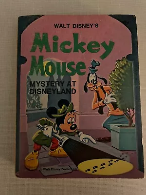 Mickey Mouse Mystery At Disneyland - Vintage Big Little Book Whitman 1975 • $7.99