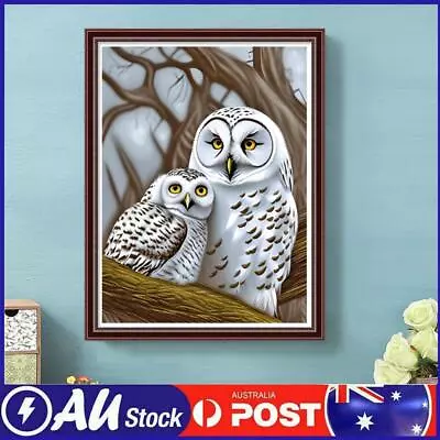 5D DIY Full Round Drill Diamond Painting Owl Kit Home Decoration Art Craft • $11.29