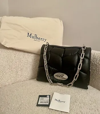 Mulberry Softie In Black Nappa Leather Brand New With Tags • £385